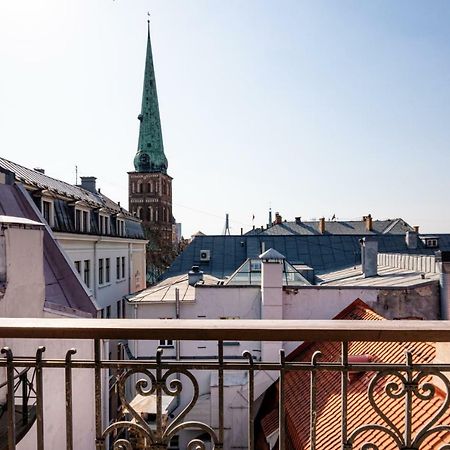 Old Riga Aldaru Street 2 Level Apartment With Terrace Exterior photo
